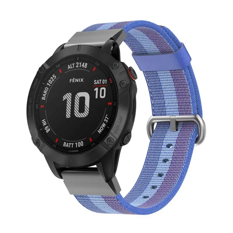 Sports Bracelet for Garmin Fenix 6 Wristband Braided Nylon Strap Replacement for smart watch Sports Bracelet for Garmin Fenix 6 Wristband Braided Nylon Strap Replacement for smart watch