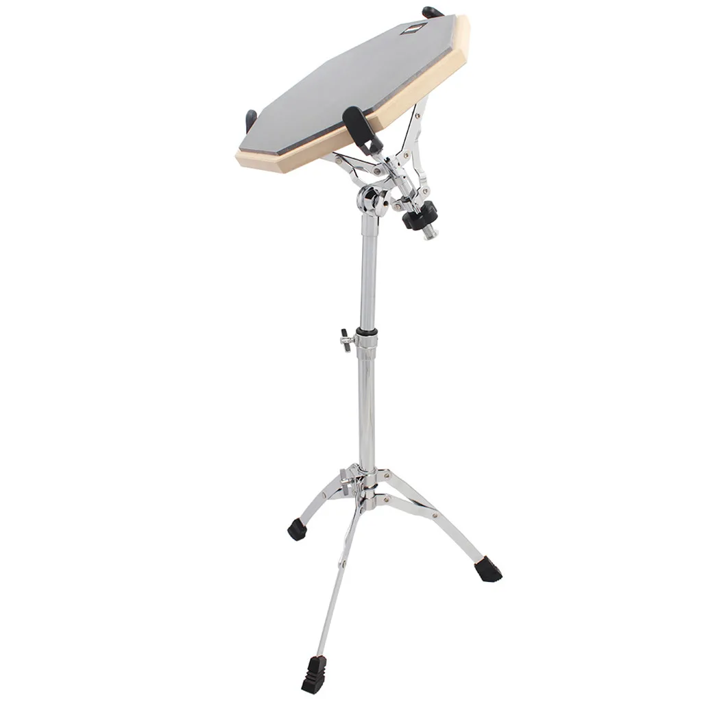 

Silver Stout Tripod Snare Drum Stand Metal Percussion Instruments 3 Leg Tool