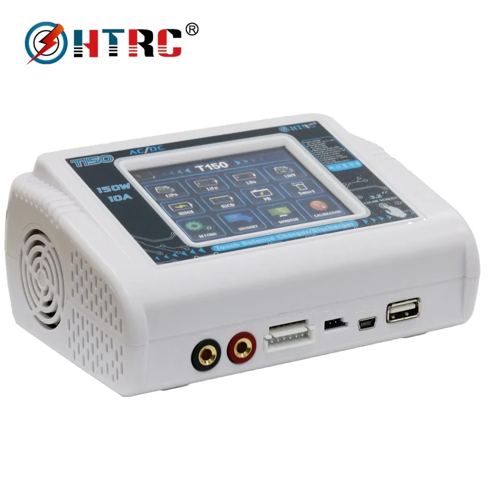 Профессиональное зарядное устройство HTRC для Lilon/LiPo/LiFe/LiHV/NiCd/NiMH/PB 150 Вт 10 А AC/DC |