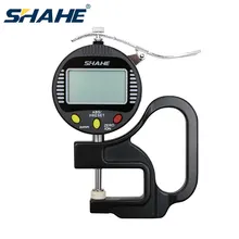 SHAHE 0,001 мм 10 мм Цифровой Толщиномер цифровой paquimetro цифровой inox Металл толщина измерения цифровой щуп