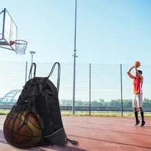 

Basketball Backpack Ample Football Soccer Storage Bags Space Widely Used Sports Net Bag Outdoor Sports Volleyball Ball Storage
