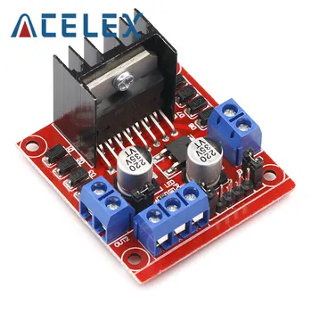 

1pcs L298N driver board module L298 stepper motor smart car robot breadboard peltier High Power