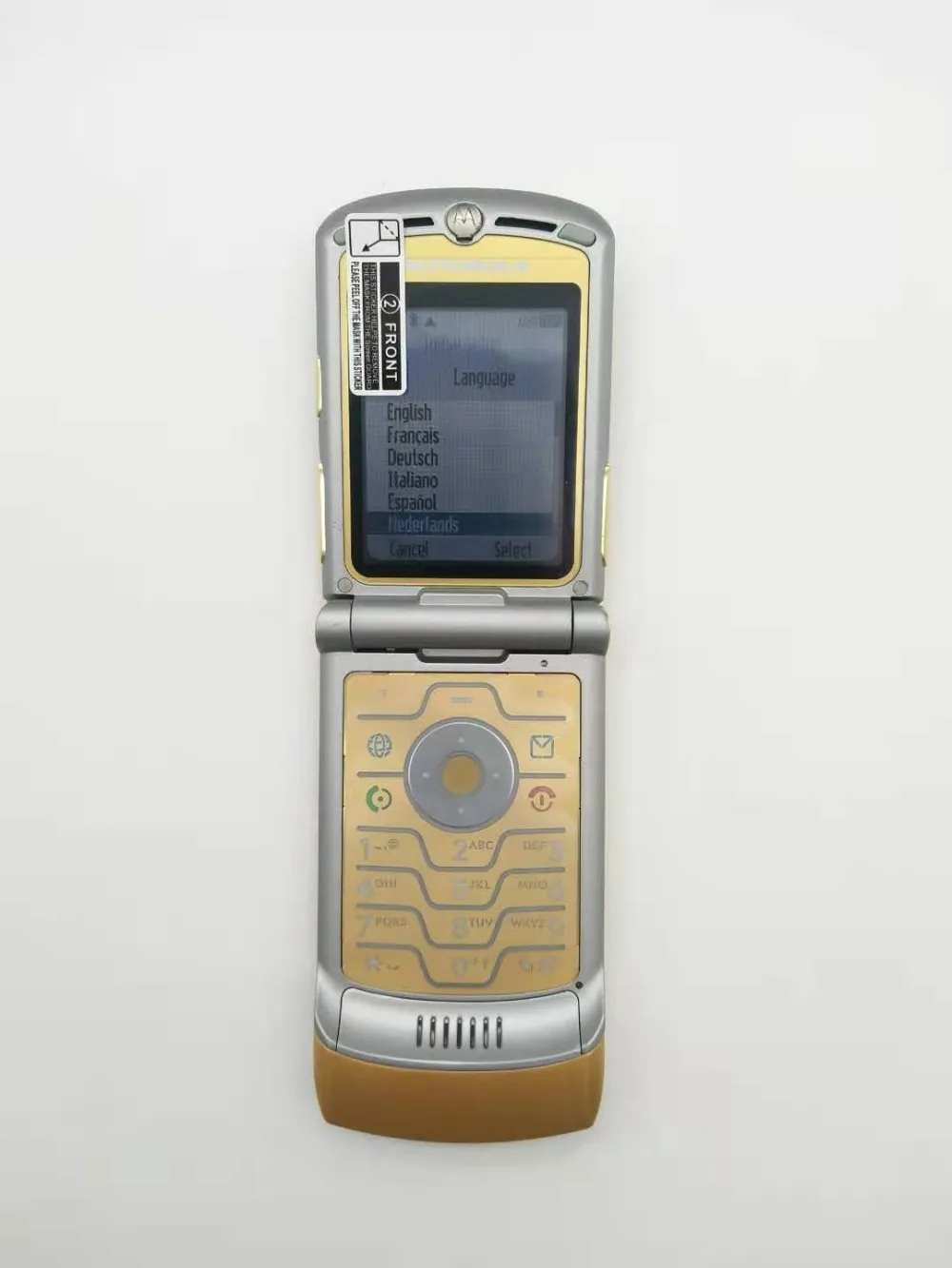 backmarket phones Motorola RAZR V3i Refurbished Original Unlocked Flip GSM 176x220 pixels MP3 Quad Band Mobile Cell Phone Free shipping iphone x refurbished