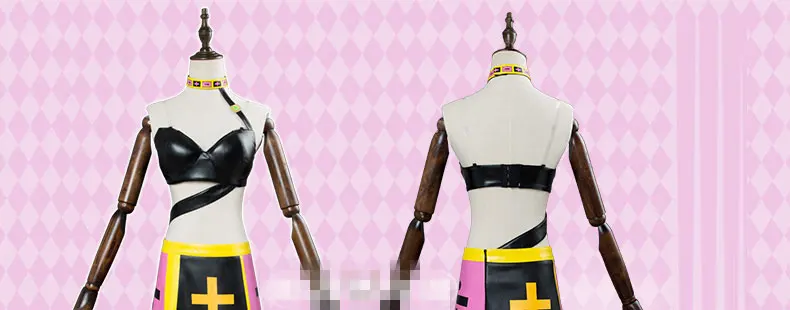 JoJo невероятное приключение Триш Una Косплэй сексуальный костюм платье униформа костюмы для Хэллоуина аниме одежда для женщин костюмы косплей