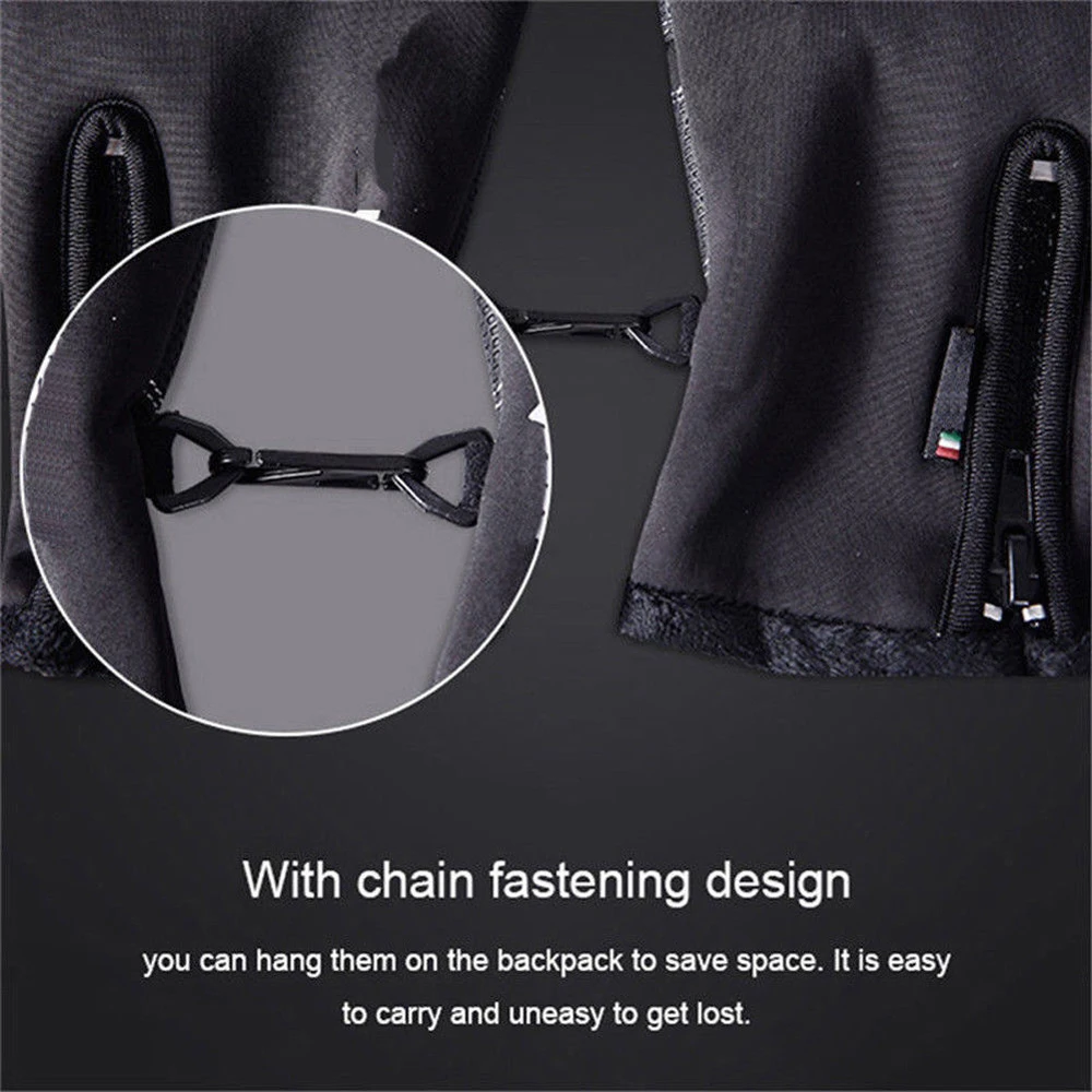 2019 Unisex Winter Thermal Ski Gloves Men Women Kids Fleece Touch Screen Snowboard Gloves Outdoor Waterproof Snow Motorcycle Skiing Gloves (14)