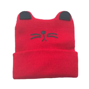 

Hotborn Baby Hat Cartoon Knitting Cap Toddler Kidss Boys Girls Cat Ear Beanie Cap Infant Spring Autumn Winter gorro infantil
