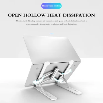 

Foldable Laptop Stand Adjustable Laptop Stand Bracket Portable Aluminum Alloy Laptop Holder For Home Office Dormitory