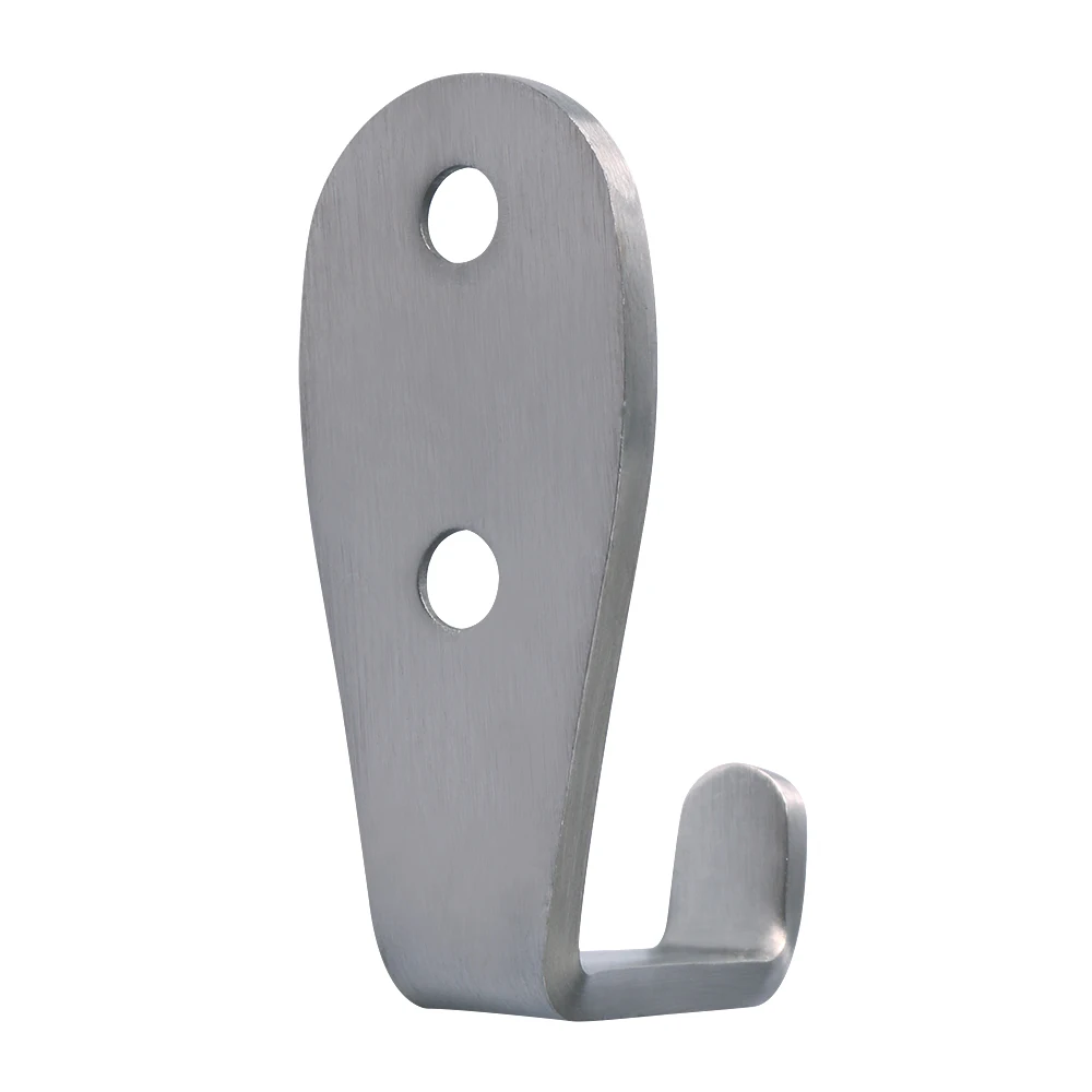 Alise Stainless Steel Towel Robe Coat Clothes Hooks for Bathroom Kitchen Closet Cloakroom Toilet Garage Balcony,Pack of 12