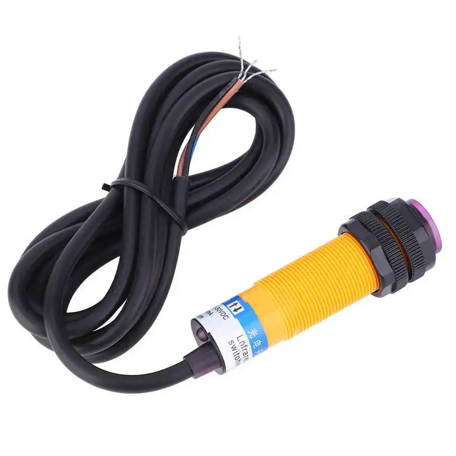 Diffused infrared photoelectric switch 10PCS proximity switch E3F