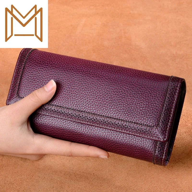 

2019 Wallet Long Wallet Genuine Leather Hasp Hand Package Wallet Card Package Luggage Bags
