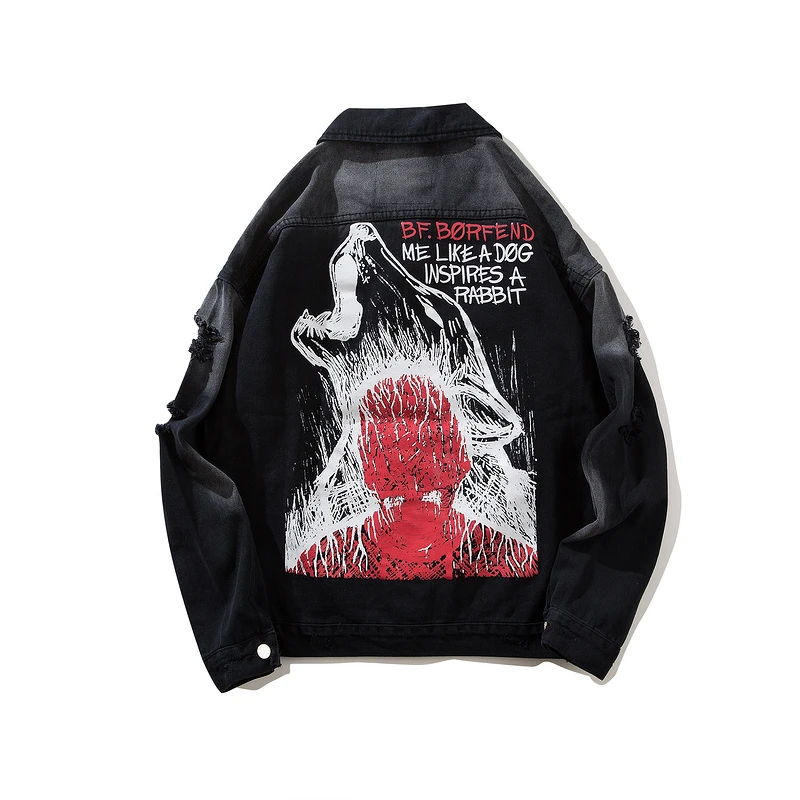Джинсовая куртка High Street Patch Designs новые мужские
