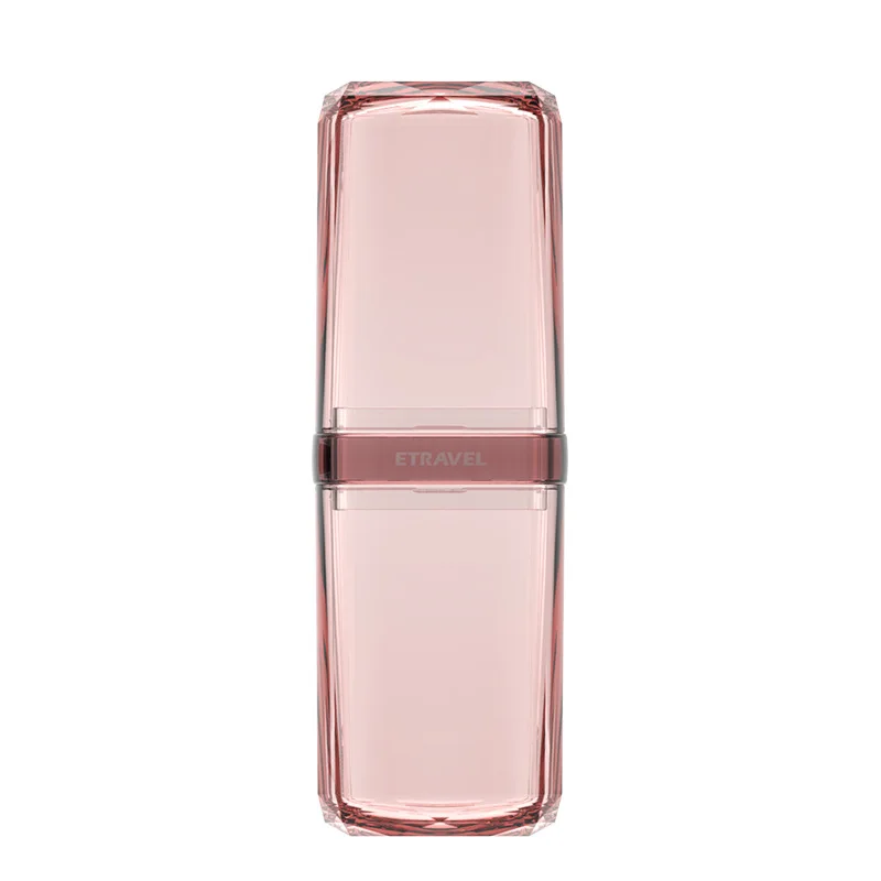 Simple-Pink Дорожная чашка для мытья, портативные туалетные принадлежности для путешествий, зубная паста, зубная щетка, перегородка, коробка для хранения, аксессуары для ванной комнаты, наборы - Цвет: Simple-Pink