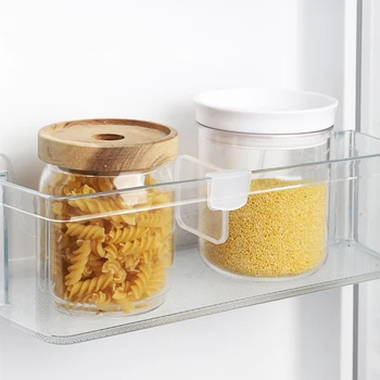 

Simple Refrigerator Storage splitter plate Transparent storage box Finishing clapboard Free combination Home Kitchen Organizer