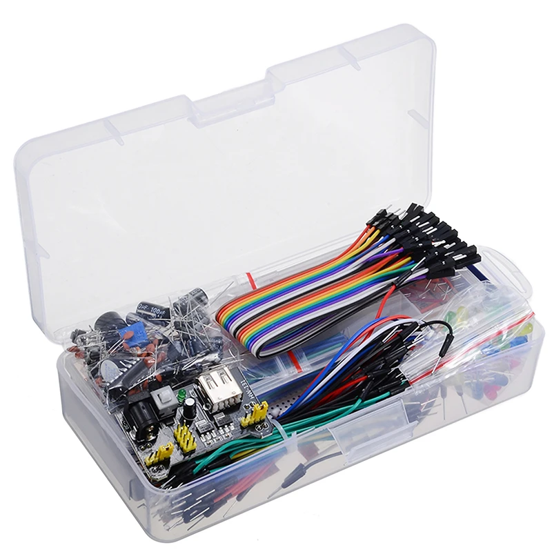 Breadboard-Kondensator-LED-Summer-Resistor-Kit für elektronische Komponenten