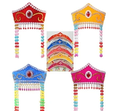 Аксессуары для волос взрослых танцевальная Кепка головной убор монгольские