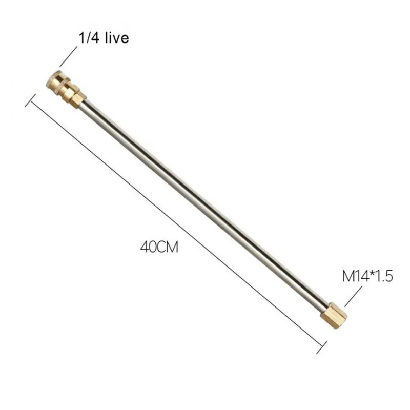 

1/4'' Quick Connect High Pressure Wand Extension Rod Replacemen 7.5Feet 4000 PSI Durable And Anti-corrosive