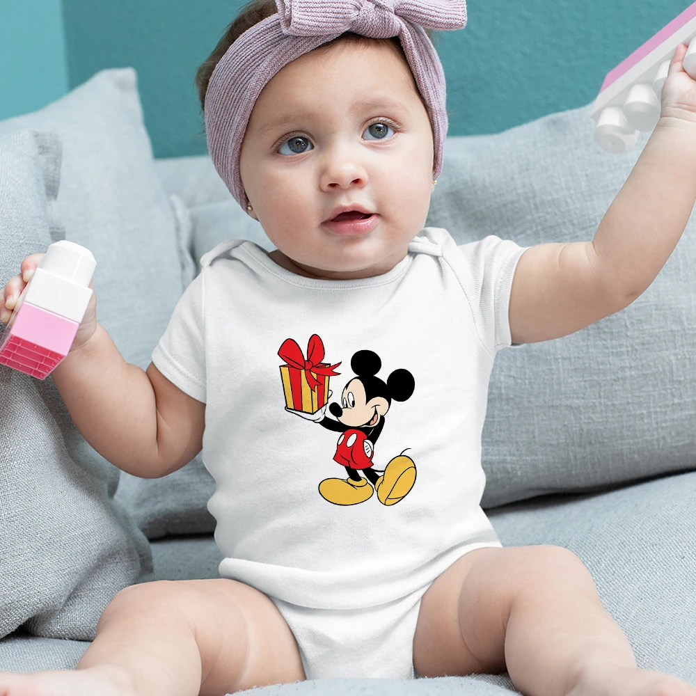 ketting legaal Octrooi Mickey Mouse Print Pasgeboren Baby Eerste Verjaardag Outfit Hoge Kwaliteit  Mode Disney Cartoon Kleding Voor Baby Fijne Gift Jumpsuits| | - AliExpress