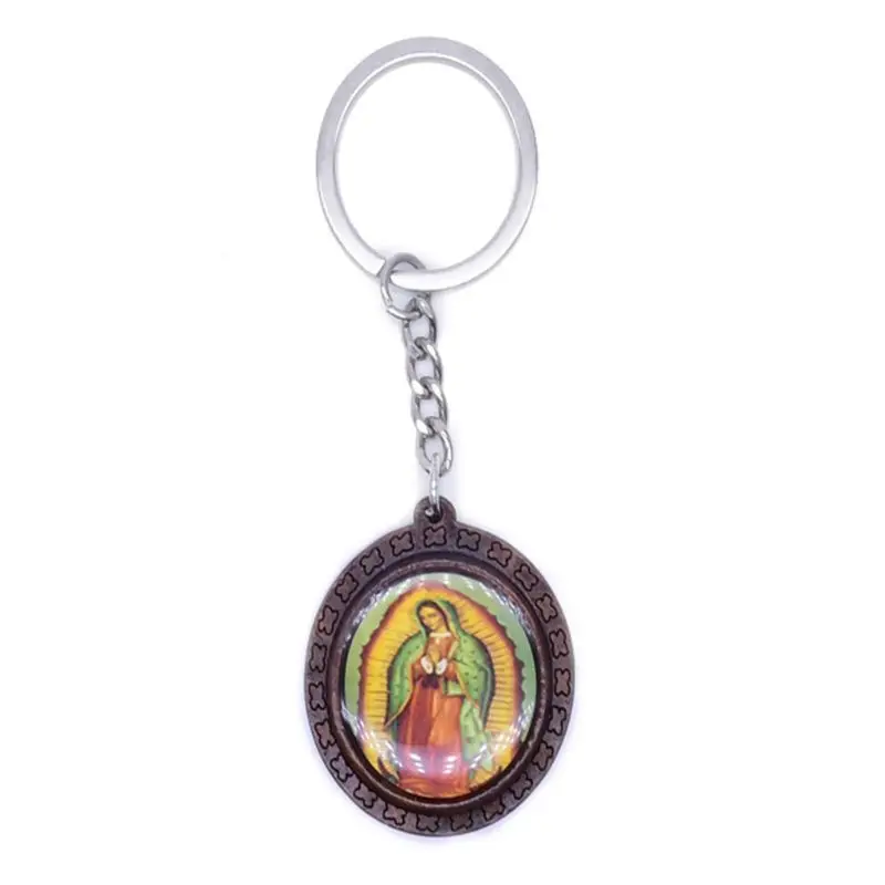 Винтаж распятие христианский Иисус Христос значок брелок религиозный брелок ювелирные изделия Y5GB