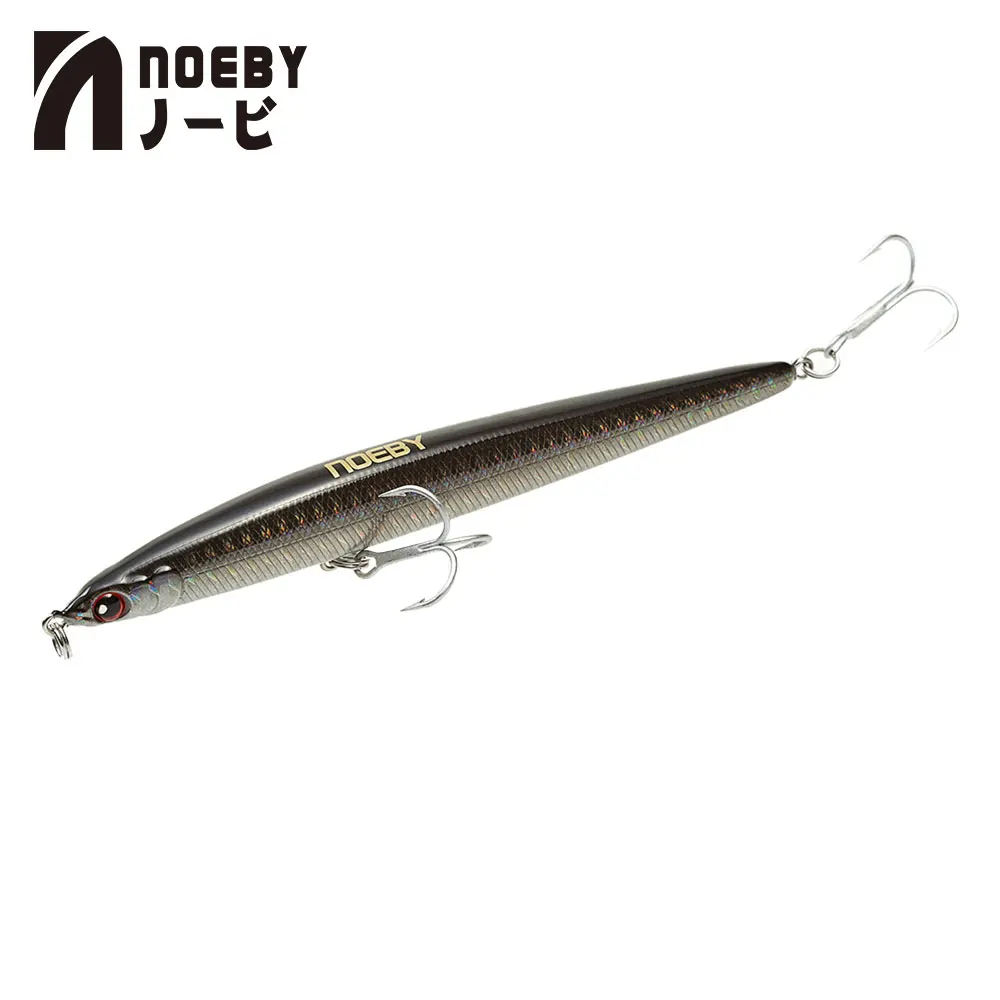 NOEBY NBL9126 карандаш Тонущая приманка stickbait Блюз код тонкий C длинный литье Рыбная приманка вобблер 125 мм/21,5 г Япония крючки - Цвет: NF016