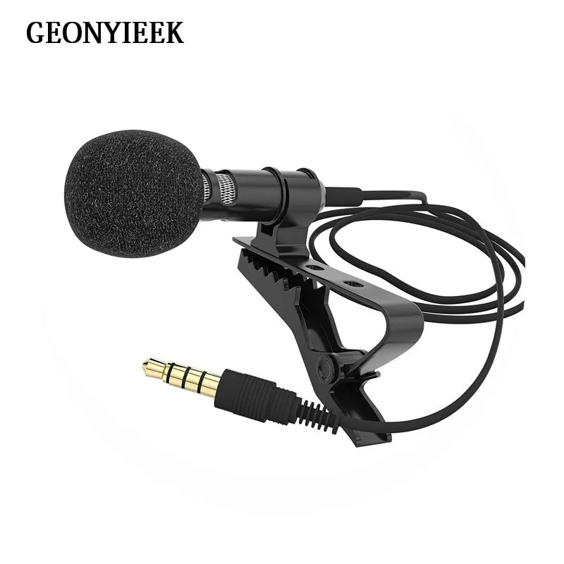 Мини микрофон с разъемом 3 5 мм петличный TieClip мини аудиомикрофон для компьютера