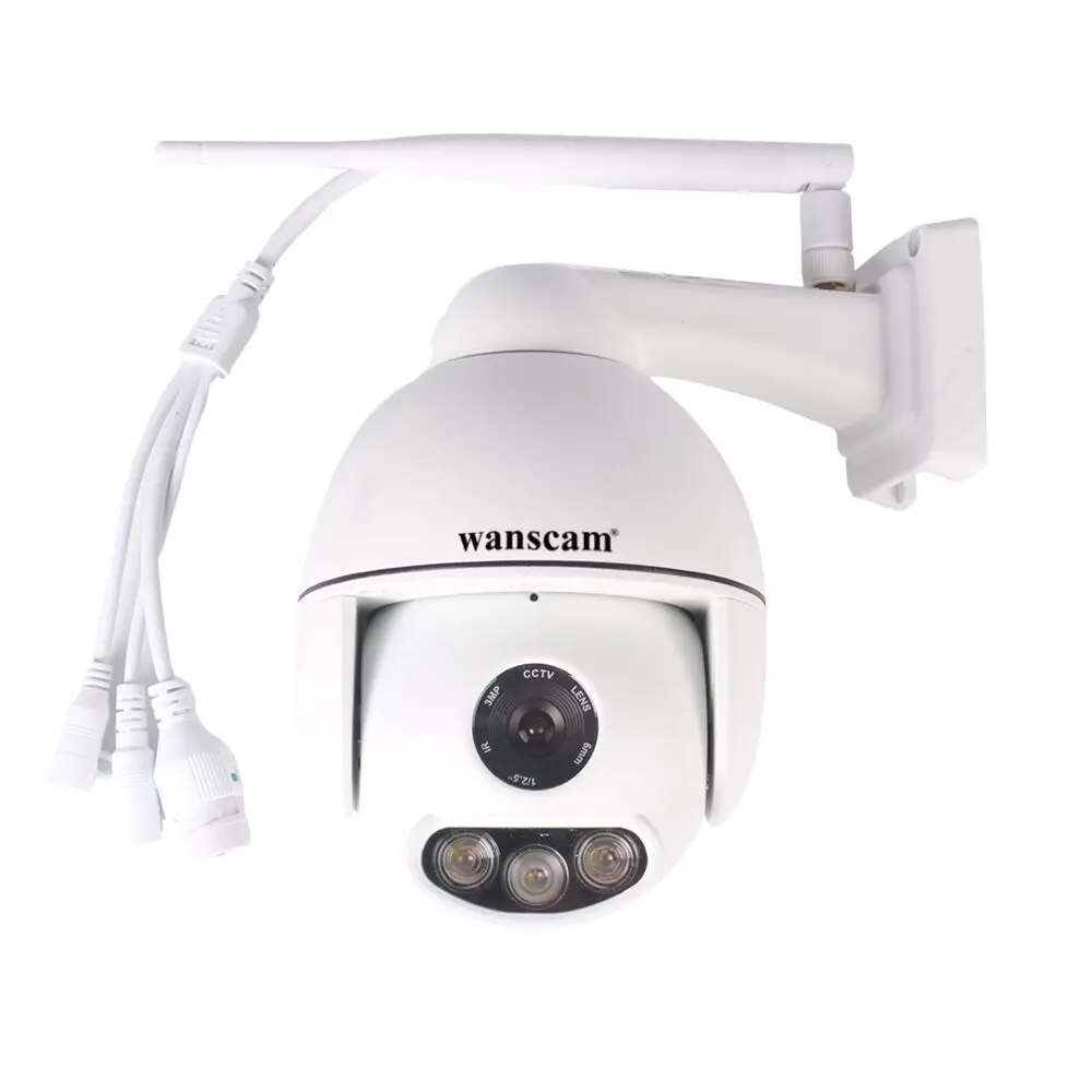 WANSCAM K54 Открытый 1080P IP WiFi камера безопасности ночное видение 50 м водонепроницаемый 4X цифровой зум 2 способ аудио камеры наблюдения