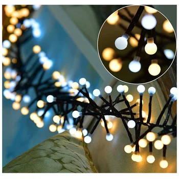 

8 Modes LED Firecracker String Lights 3M400leds Waterproof Double Color Outdoor Fairy Light for Home Party Christmas Decoration