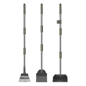

3pcs/set Cat Tray Rake Spade Dog Pooper Scooper Lawns Pet Supplies Cleaning Tool