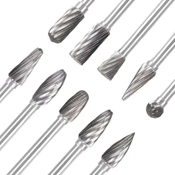 

Tungsten Steel Grinding Head Tungsten Carbide Burrs Sets Mini Drill Diamond Burs material Tungstenio Dremel Accessories