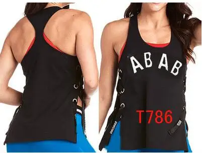 S m l xl женский жилет топы для бега футболки для тренировок и упражнений одежда для йоги 786 787 794 786 - Цвет: 786 black