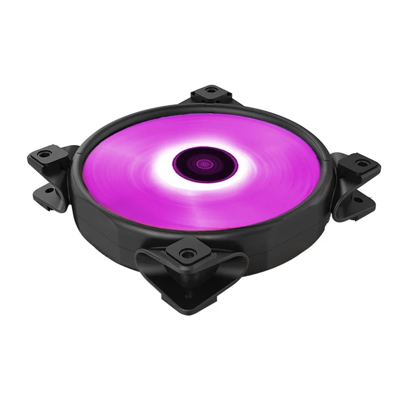 Pccooler GI-AH120 Процессор охладитель воды 120 мм цветная(RGB) 4PIN тихий вентилятор с ШИМ-управлением для AMD AM4 AM3 intel 2011 2066 115X Процессор жидкостного охлаждения радиатора