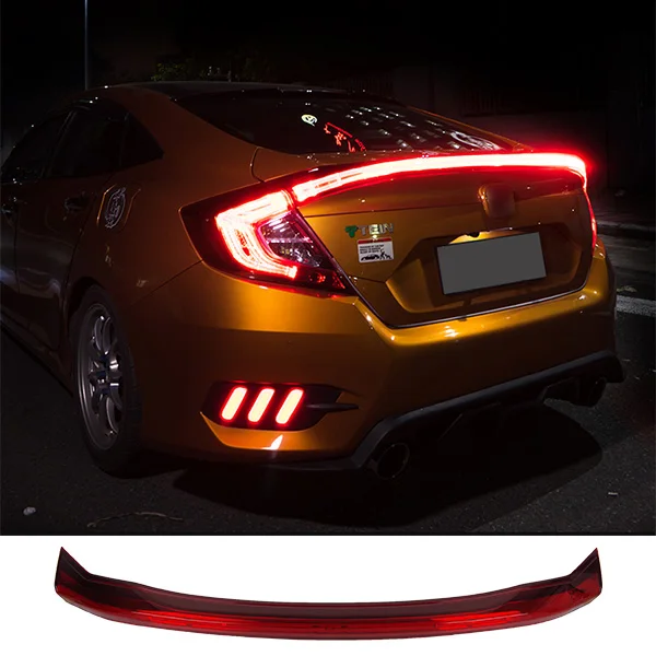 Задний фонарь для автомобиля Honda CIVIC X G10- седан светодиодный задний светильник s противотуманный светильник s дневной ходовой светильник DRL тюнинг автомобильные аксессуары