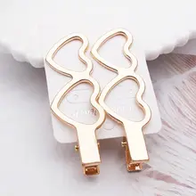 2-4 шт./компл. женский зажим для волос сердце Бобби заколка свадебная тиара Свадебная шпилька аксессуары ювелирные изделия для волос оптом