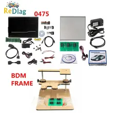 Nouvelle version fgtech V54 0475 avec cadre BDM LED BDM 100 outil de réglage FGTECH Galletto 4 maître v54 BDM OBD fonction de soutien BDM