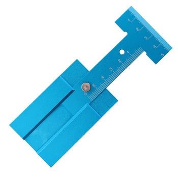 

Aluminum Table Saw Height Ruler Depth Gauge Woodworking Measuring Tools