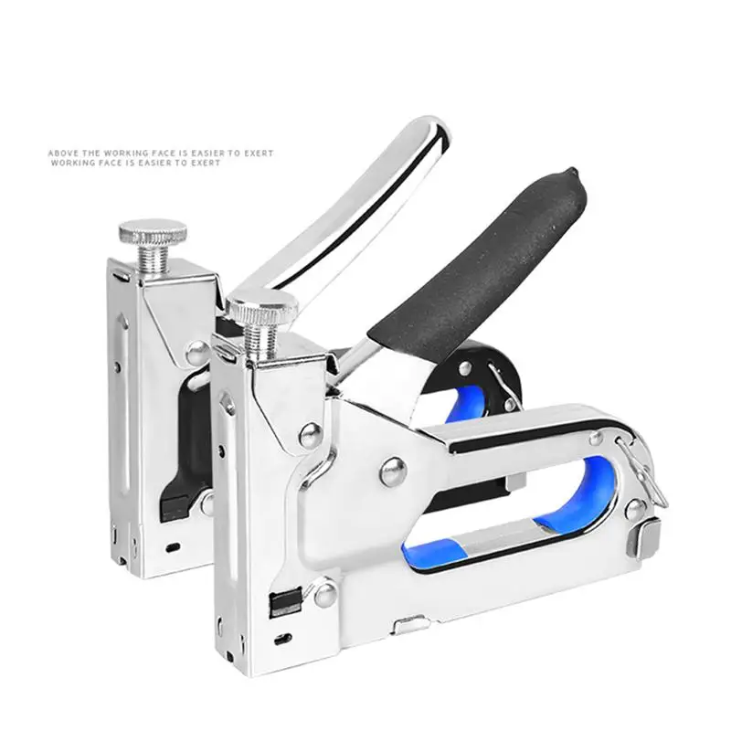 WINOMO Manual TPR Heavy Duty Stapler Staple Gun Nailer Tacker For Upholstery Wood Framing Door Furniture(TPR Soft, Random Color) WINOMO Manual TPR Heavy Duty Stapler Staple Gun Nailer Tacker For Upholstery Wood Framing Door Furniture(TPR Soft, Random Color)