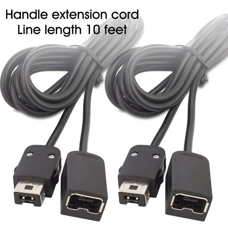 NEW-Classic Controller 10ft Extension Cable for Super Nintendo SNES NES Controller Cable Classic Edition Controller