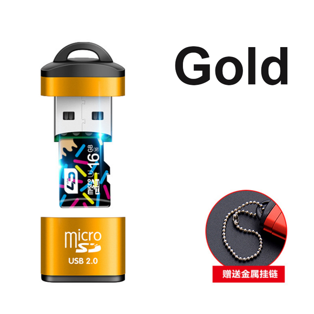 High Speed USB 2.0 Card Reader TF Micro SD Memory Card Adapter For Computer Desktop Laptop Notebooks Micro SD USB Adapter