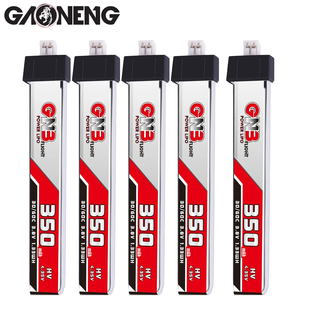 Gaoneng GNB 350mAh 3 8 V 7 6 30C 50C1S 2S PH2.0 XT30 Lipo аккумулятор для микро RC FPV Racing Cine Whoop BetaFPV Дрон