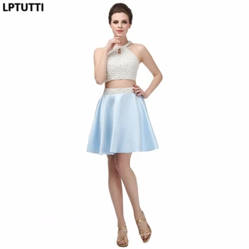 

LPTUTTI Beaded CRYSTA New Sexy Woman Social Festive Elegant Formal Prom Party Gowns Fancy Short Luxury Cocktail Dresses
