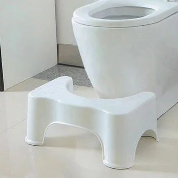 

PP Material Toilet Footseat Squatty Step Foot Toilet Stool Accessories Bathroom Potty Squat Promotion Bathroom Toilet Assistant