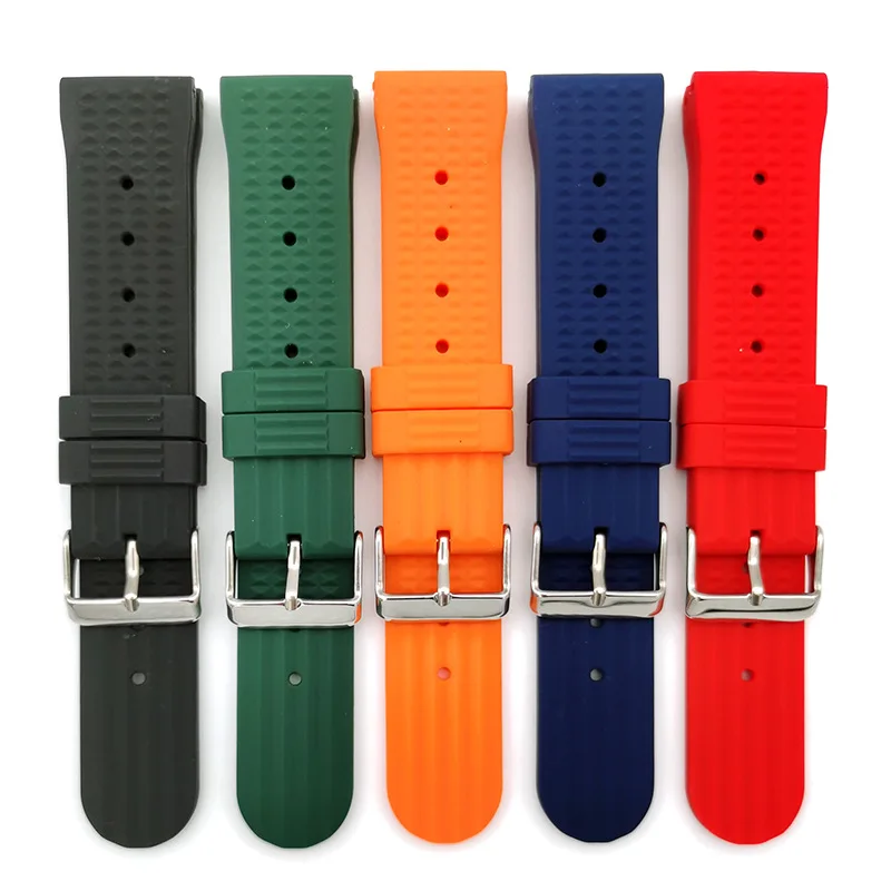 Per Seiko Sumo Marine Master Skx007 20 20Mm 22Mm Sport Cinturino In Silicone Immersioni Cinturino Impermeabile Per Uomo