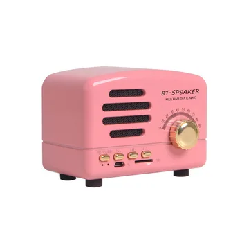 

Retro Bluetooth AM FM Mini Radio Pocket Shortwave With Rechargeable Battery Portable USB Support Card Receiver Home Speaker