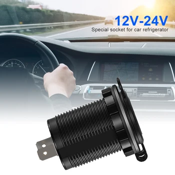 

DC 12-24V Motorcycle Sockets Waterproof Car Auto Boat Power Adapter Plug Outlet Easily Installation Personal Car Elements