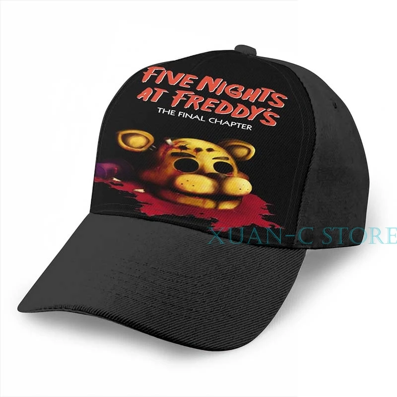 Five Nights at Freddys The Final Chapter-FNAF 4 Баскетбольная кепка мужская и женская модная черная шляпа унисекс с принтом