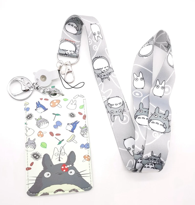 Хит продаж 1 шт. ремешок для карт My Neighbor Totoro шеи держатель удостоверения личности