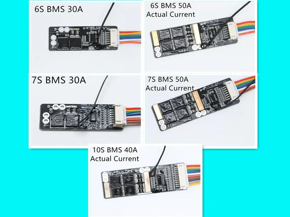 Плата BMS с NTC 6S 7S 10S 30A 40A 50A для 3 7 В Ternary литиевая батарея Pr/BMS otection Board/BMS
