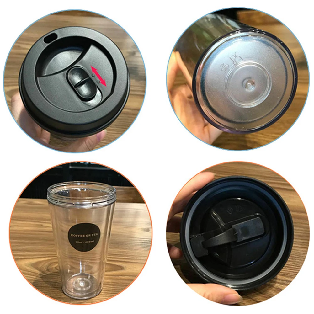 320/420ml прозрачный Кофе Чай чашки термостойкие сок напитка кружка
