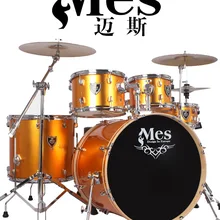 Детский джазовый барабан, Гонконгский барабанный набор для взрослых, стиль, 1001-3000 юаней, барабанная установка, 5 барабанов, 3 тарелки, 4