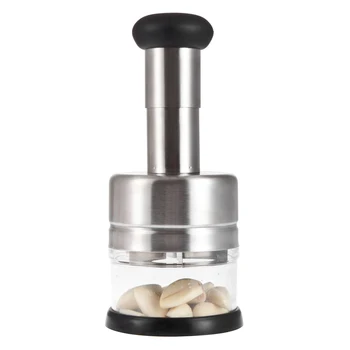 

New Manual Garlic Chopper Multi-functional Mincer with Stainless Steel Blade Vegetable Cutter Onion Cutter for Ginger Onion Frui