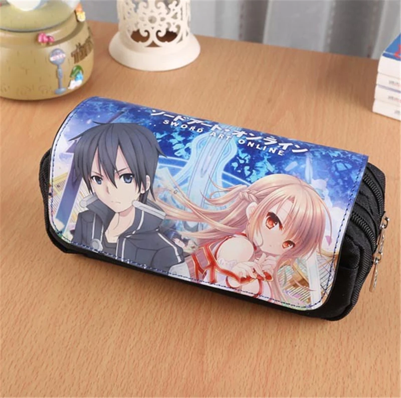 1 шт. школьный пенал Сан-меч из аниме Kirito Yuuki Asuna |